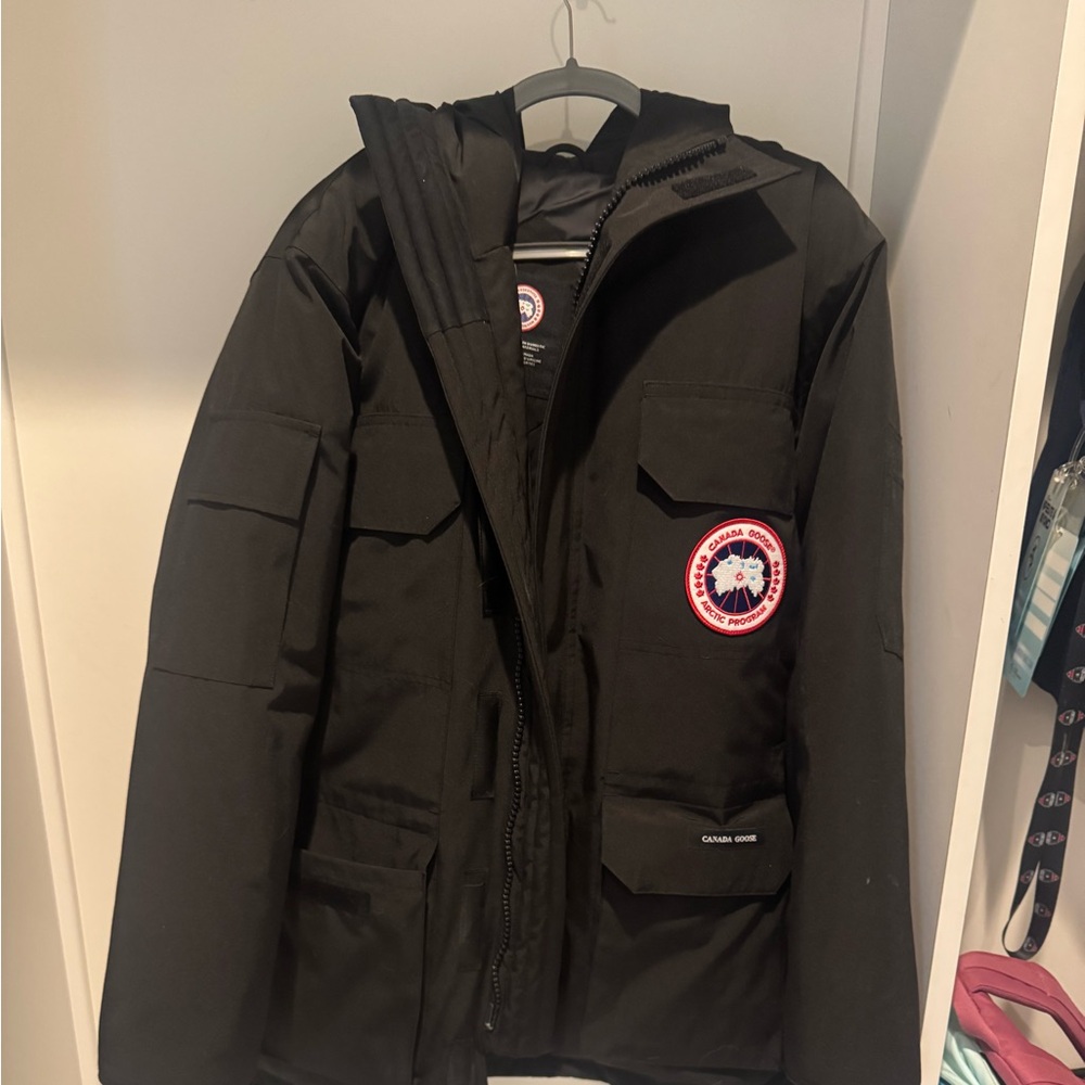 Canada Goose Black Expedition Down Jacket Insulated Winter Coat
